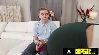 OOPSIE - Nurse GoGo FukMe Caught Sex Buff Granny Cyndi Sinclair Sucking Another Patient's Cock