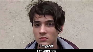 Lay Skinny Latin Twink Boy Jael Sex With Stranger Azul For Cash POV
